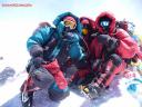 Peter Kinloch am Gipfel des Everest