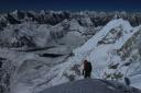 Auf 7000m am Baruntse - Blick ins Himalaya und auf Ama Dablam