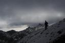 Abstieg Schnee Mt. Kenia