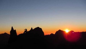 Sonnenuntergang am Aconcagua