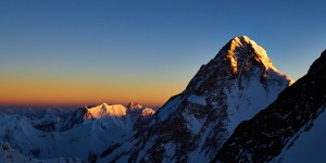 Sonnenaufgang über dem K2.