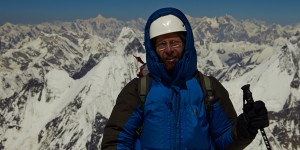 Jürgen in der Scharte des Broad Peak (ca. 7850m).