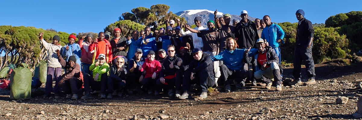 Kilimanjaro 2016 Team mit Felix Berg, SummitClimb.de