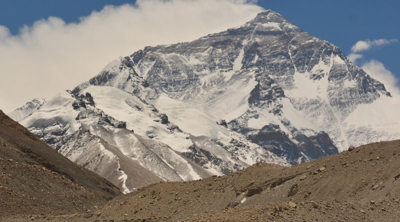 Mount Everest View vom BC, Fahrerlager (Tibet, China)