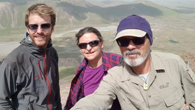 Trekker beim Pik Lenin Basislager