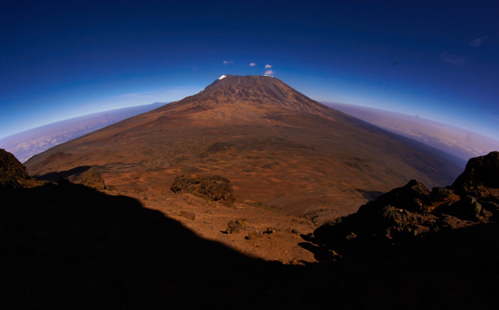 Kilimanjaro - Kilimandscharo. View from Mawenzi Peak.
