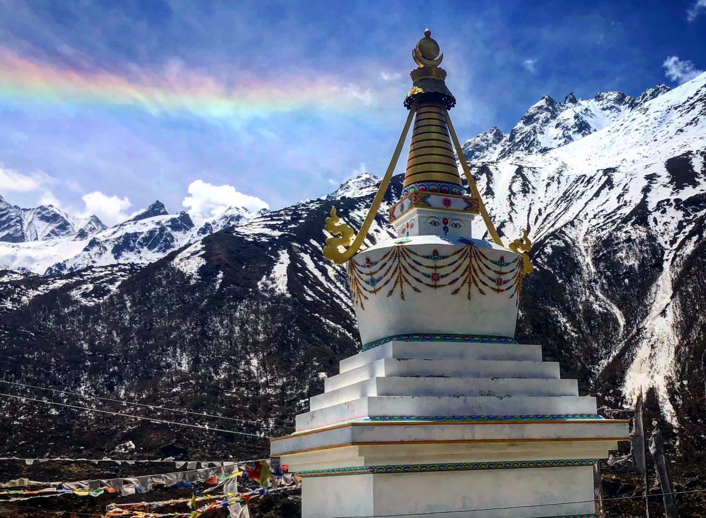 Stupa in Nepal - Happy New Year 2076 Nepal