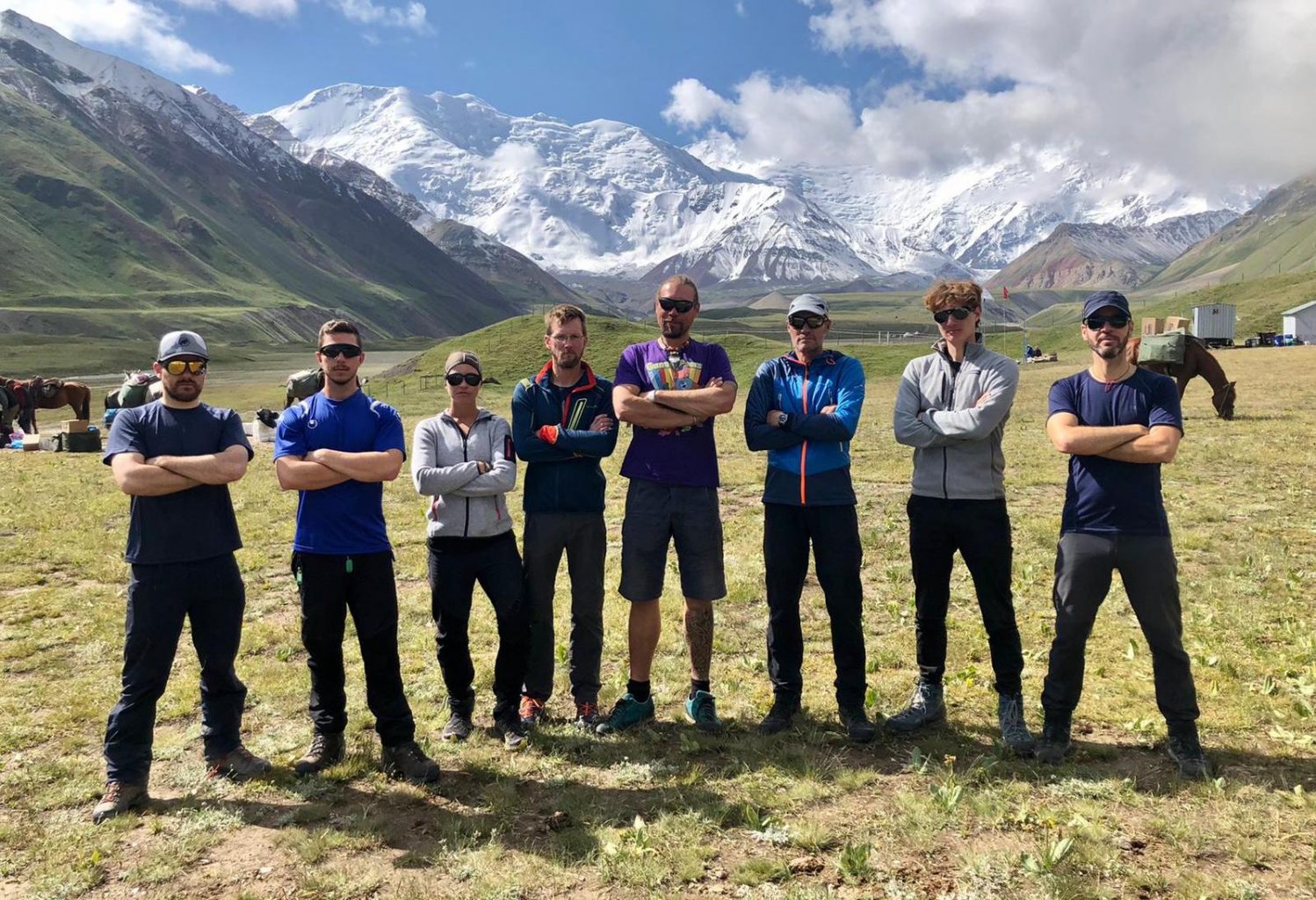 Team, Lenin Base Camp.