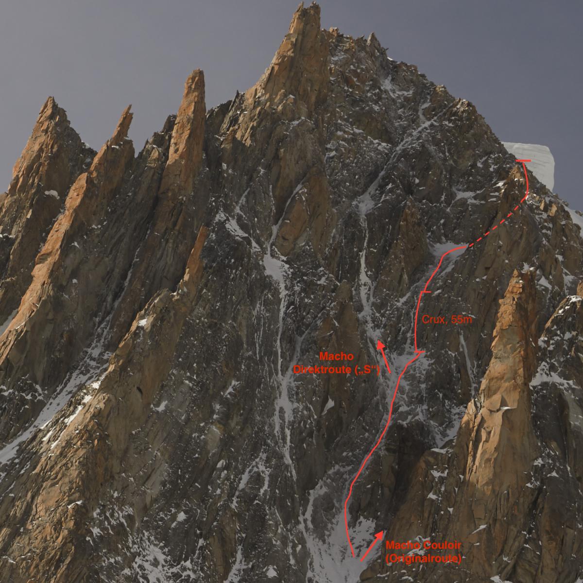 Macho Couloirs am Tacul