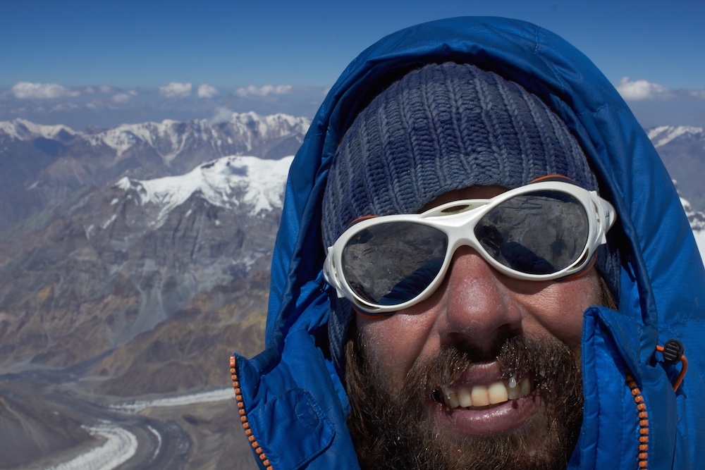 Pamir-Felix-Berg: nach dem Gipfel                            