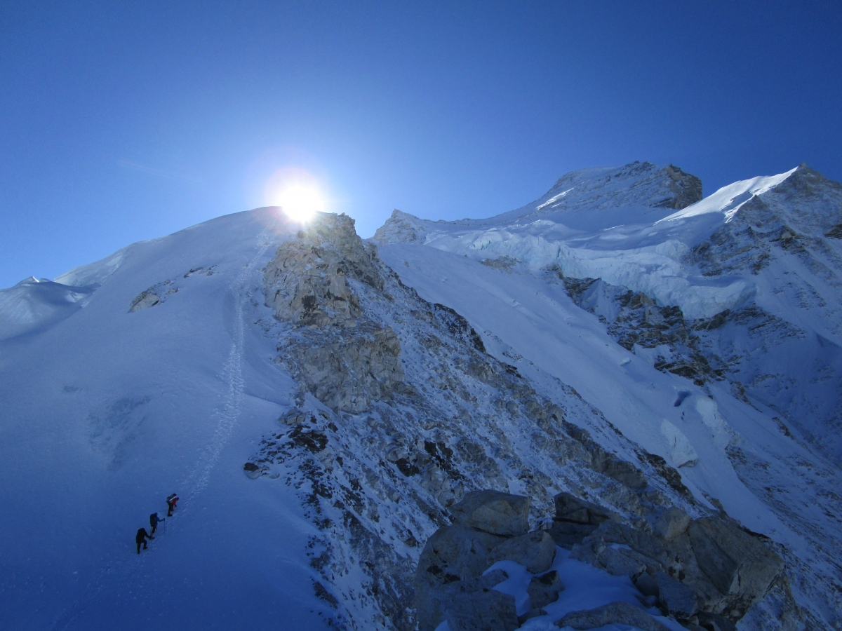 Going up to camp 2. Photo Robert Westreicher  