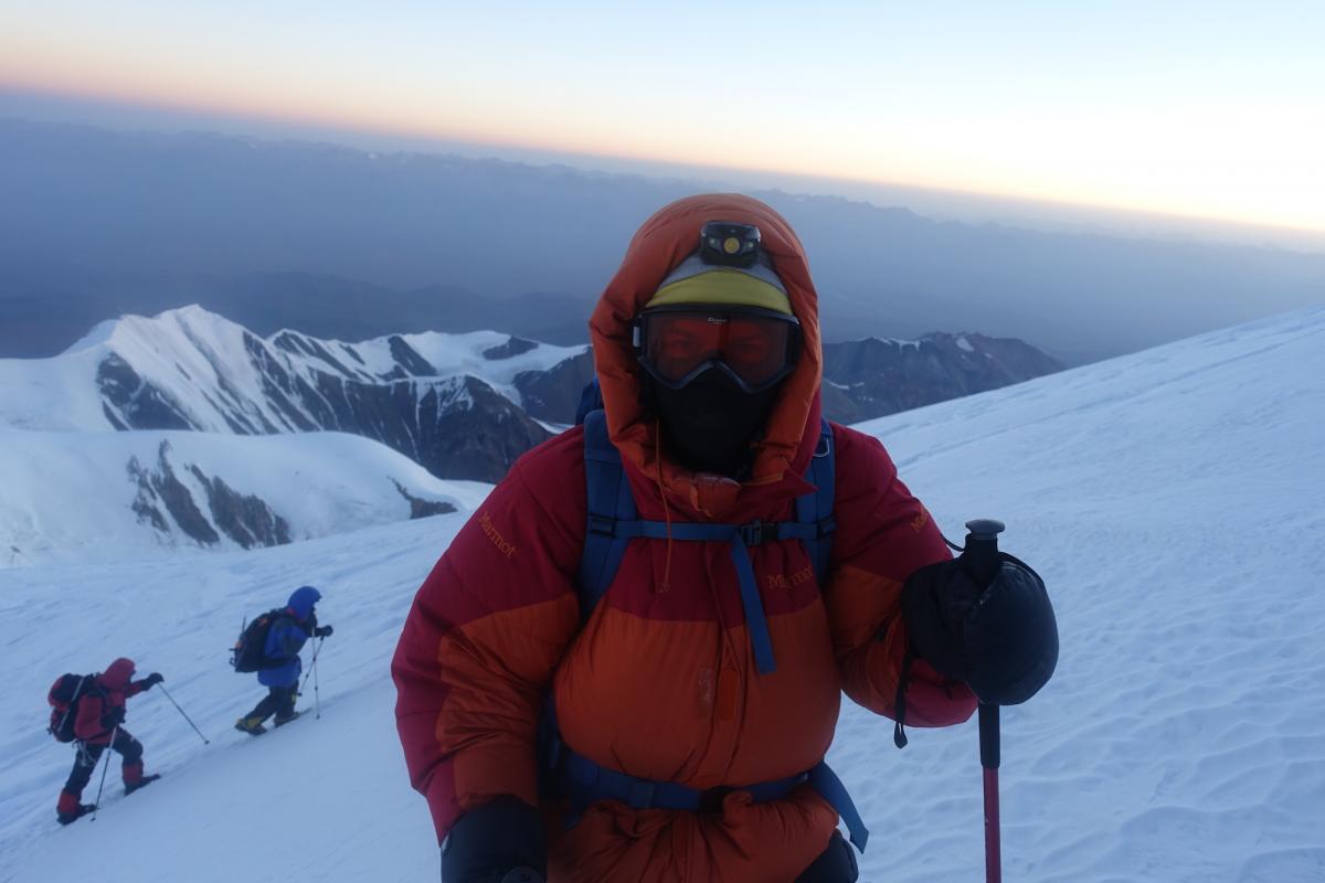 SummitClimb Pik Lenin 5 joel during summit push