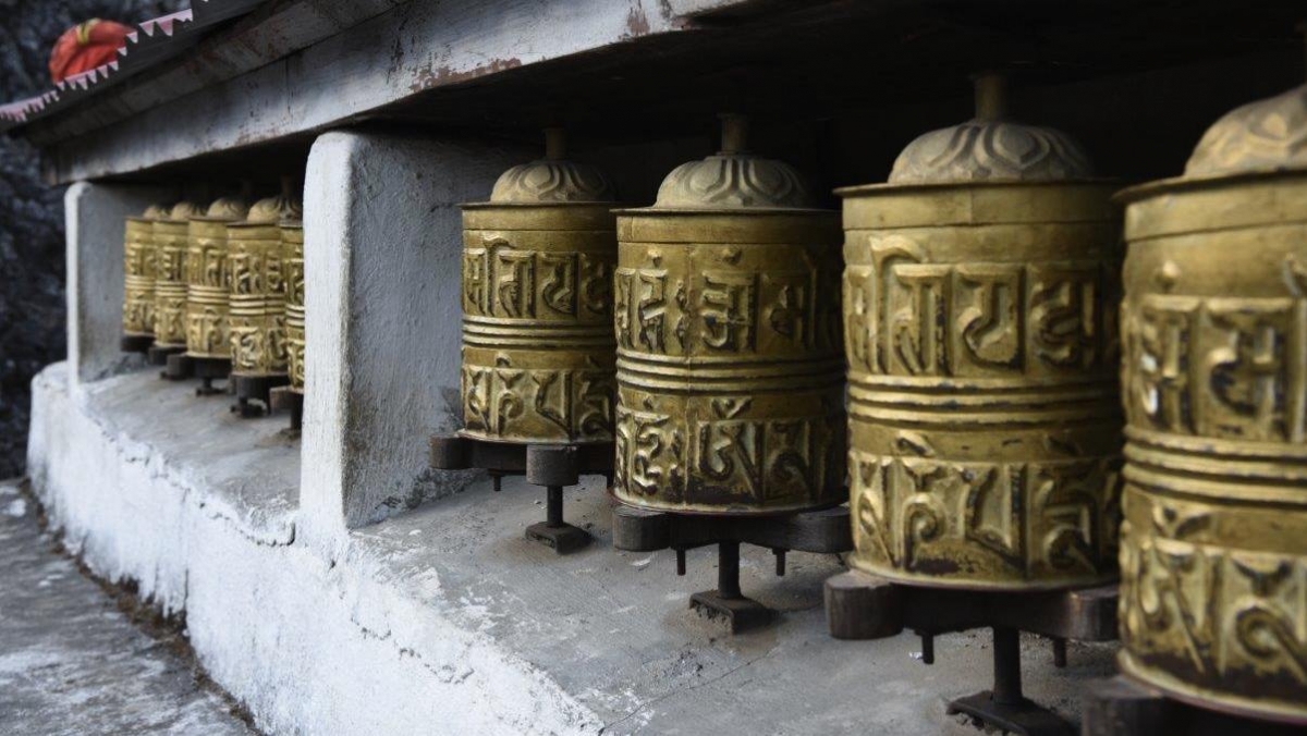 Player wheel in khumbu valley (c) John Alexander